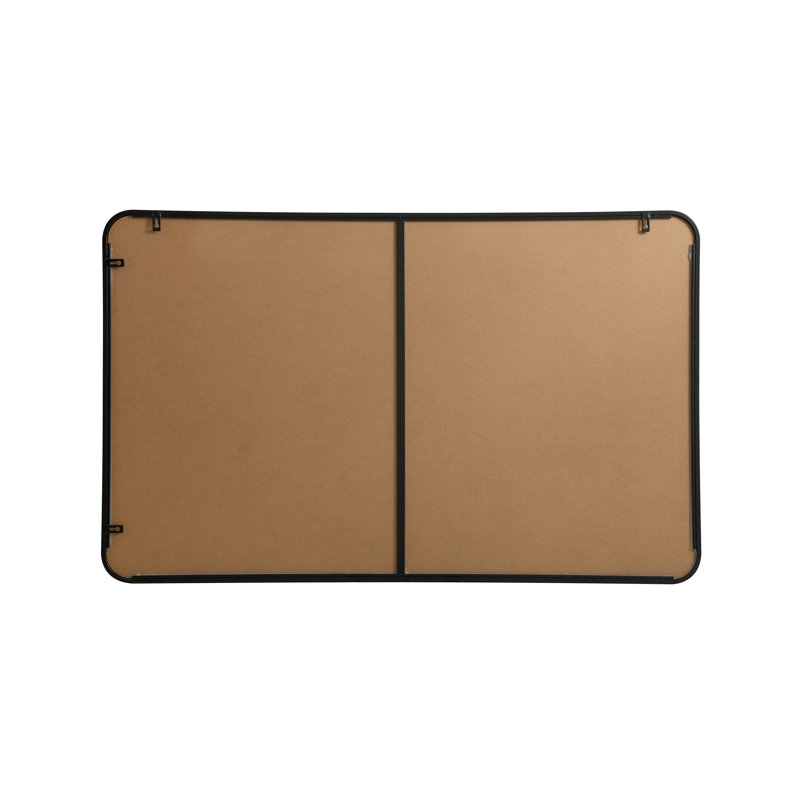 Sabine Metal Rounded Rectangle Wall Mirror Reviews Joss Main Sabine metal rounded rectangle wall mirror reviews joss main